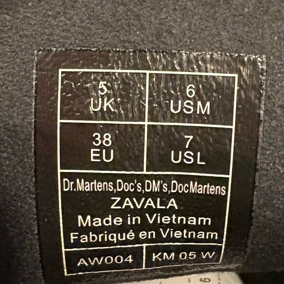 Dr. Marten's Zavala Women's Combat Boot Size 6 - Picture 12 of 12